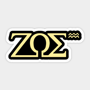 ZOE Sticker